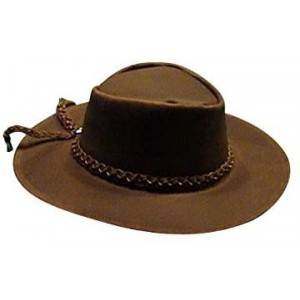 Cowboy Hats Clint Eastwood Western Brown Cowboy Hat & Black Poncho Set - Black - CW122GCEXQN $58.19