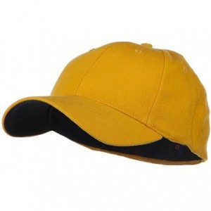 Baseball Caps Low Profile Washed Flex Cap - Gold - C718GZ2YLWI $19.96