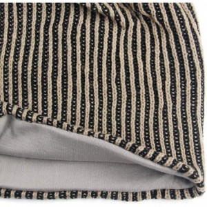 Skullies & Beanies Unisex Adult Winter Warm Slouch Beanie Long Baggy Skull Cap Stretchy Knit Hat Oversized - Khaki - C61293IX...
