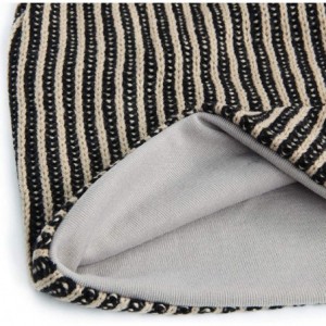 Skullies & Beanies Unisex Adult Winter Warm Slouch Beanie Long Baggy Skull Cap Stretchy Knit Hat Oversized - Khaki - C61293IX...