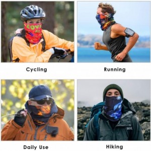 Balaclavas 6 Pcs Bandana Face Mask- Seamless Neck Gaiter Balaclavas Scarf for Cycling Running Hiking Fishing Outdoor Sports -...