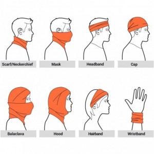 Balaclavas 6 Pcs Bandana Face Mask- Seamless Neck Gaiter Balaclavas Scarf for Cycling Running Hiking Fishing Outdoor Sports -...