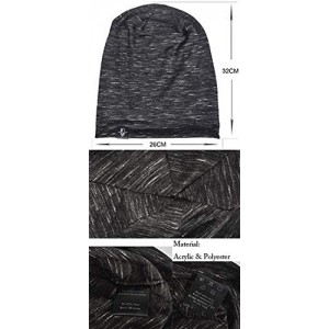 Skullies & Beanies Men Slouch Hollow Beanie Thin Summer Cap Skullcap - Multi Claret - CZ17AARWKKA $16.35