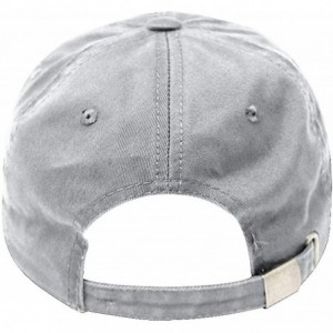 Baseball Caps Elephant Dad Hat Cotton Baseball Cap Polo Style Low Profile - Grey - CQ18676DWS6 $15.64