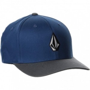 Baseball Caps Men's Full Stone Six Panel Xfit Flexfit Hat - Faded Navy - CR18Z584EK4 $44.00