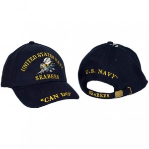 Skullies & Beanies UNITED STATES NAVY SEABEES "CAN DO" Direct Embroidered Hat - Color - Veteran Owned Business - C4185DN65OU ...