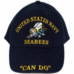 Skullies & Beanies UNITED STATES NAVY SEABEES "CAN DO" Direct Embroidered Hat - Color - Veteran Owned Business - C4185DN65OU ...