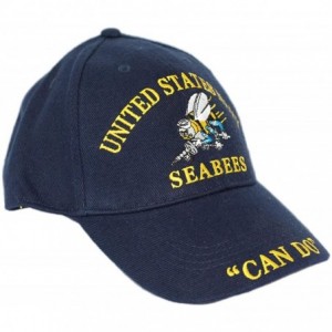 Skullies & Beanies UNITED STATES NAVY SEABEES "CAN DO" Direct Embroidered Hat - Color - Veteran Owned Business - C4185DN65OU ...