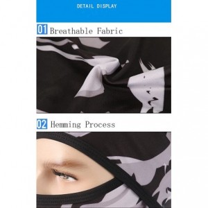 Balaclavas Unisex Windproof Balaclava Face Mask Breathable Headwear - Ghost Wolf - C3188AUAH90 $16.14