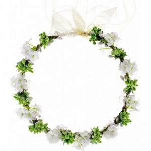 Headbands Nature Flower Crown Fruit Headband Boho Garland Wedding Photo Prop - White - CY180EW0L9G $12.28