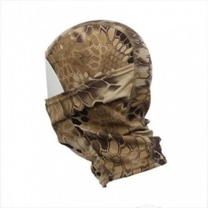 Balaclavas Mikey Store Camouflage Army Cycling Motorcycle Cap Balaclava Hats Full Face Mask - Khaki - CR12G7MJ33B $8.17