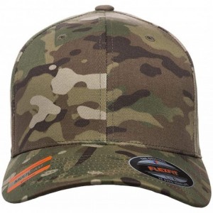 Baseball Caps Multicam Camo 6 Panel Baseball Cap Officially Licensed Multi-Cam Pattern - Multicam - C9187X44EL7 $18.63