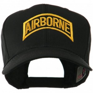 Baseball Caps Air Force Unit of Airborne Embroidered Cap - Black - CQ11HEH4ET7 $26.33