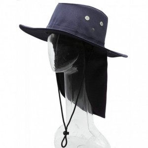 Sun Hats Bora Booney Sun Hat for Outdoor Wide Brim Cap with UPF 50+ Protection - Solid Navy - CW18H6QKDXX $10.68