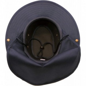 Sun Hats Bora Booney Sun Hat for Outdoor Wide Brim Cap with UPF 50+ Protection - Solid Navy - CW18H6QKDXX $10.68