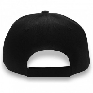 Baseball Caps Custom Baseball Hat Bowling Splash Embroidery Team Name Acrylic Structured Cap - Black - CS18QXH3LZD $15.33