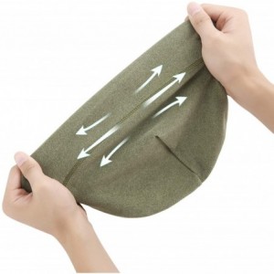 Skullies & Beanies Warm Beanie Hat Soft Skull Cap Stretchy Helmet Liners Unisex Various Styles - Green - CV18Y45CA3R $10.77