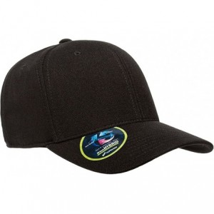 Baseball Caps One Ten Cool & Dry Mini Pique Cap - Water Resistent - Adjustable - 110P - Black - CN12LLFN19B $11.85