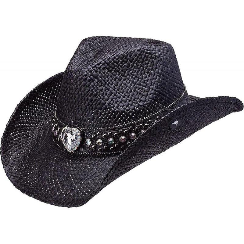 Cowboy Hats Women's Coburn - Black - C511KAN7APP $87.10