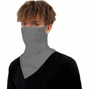 Balaclavas Seamless Triangle Bandana Motorcycle - Gray - CI199AZIAHT $11.25