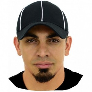 Baseball Caps Official Referee Hats - Structured Adjustable Hats for Umpires-Referees-and Officials - Adjustable Black/White ...