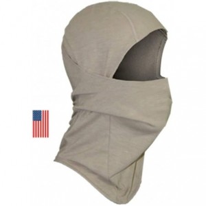 Balaclavas Phase 2 Flame Retardant Compression 2-Piece Balaclava - Men's Desert Sand - CG11LQAUED7 $27.68