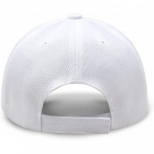 Baseball Caps Women for Trump 2020 Campaign Embroidered US Trump Hat Baseball Cap - Pv101 White - CH193XIOU0I $12.90