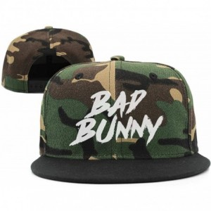 Skullies & Beanies Men&Women Bad-Bunny-White-Roses- Cricket Cap 3D Printing Trucker Hat - Bad Bunny Logo-1 - CJ18I4ZZ5ZI $20.35