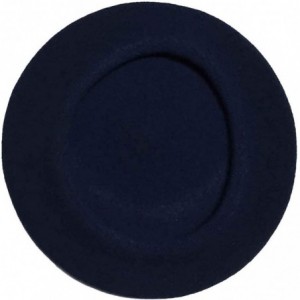 Berets Heritage Traditional French Wool Beret - Navy - C818EMEA95Z $47.75