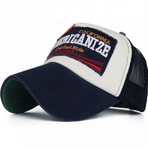 Baseball Caps Mesh Back Baseball Cap Trucker Hat 3D Embroidered Patch - Color1-3 - C618EORDTSC $13.23