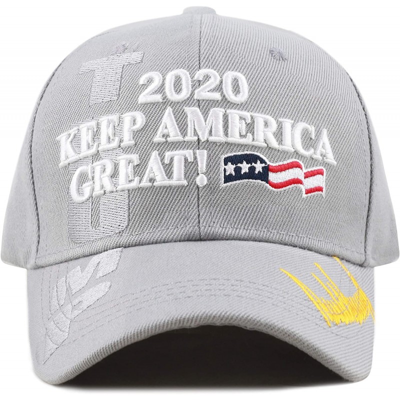 Baseball Caps Original Exclusive Donald Trump 2020" Keep America Great/Make America Great Again 3D Cap - 4. 2020-grey - CU18I...