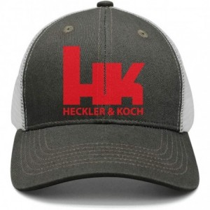 Sun Hats Mens Womens Cool Cap Hip Hop One Size Snapback-Logo-Herkler-and-Koch-Cotton Hat Superlite - C018ONIMC09 $32.87