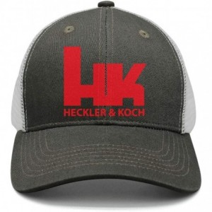 Sun Hats Mens Womens Cool Cap Hip Hop One Size Snapback-Logo-Herkler-and-Koch-Cotton Hat Superlite - C018ONIMC09 $17.09