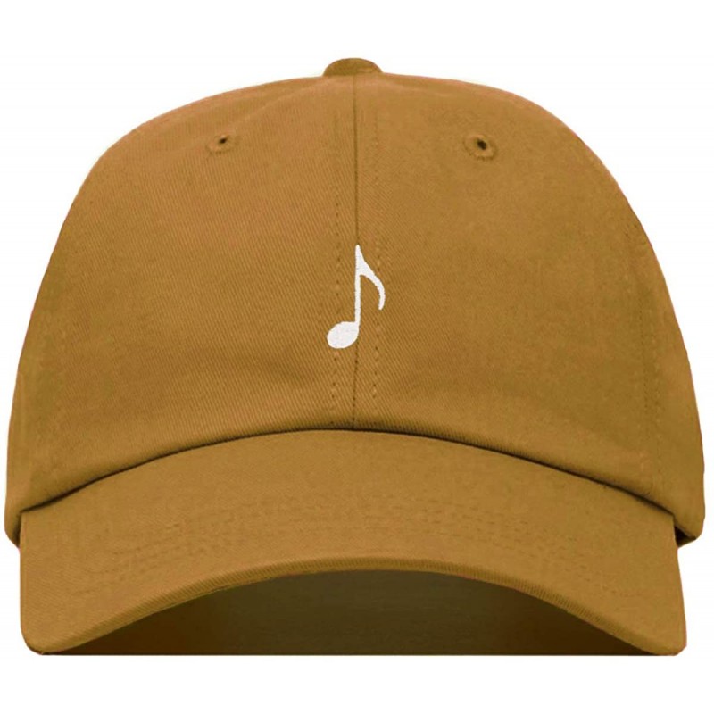 Baseball Caps Music Note Baseball Hat- Embroidered Dad Cap- Unstructured Soft Cotton- Adjustable Strap Back (Multiple Colors)...