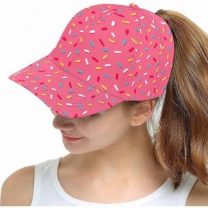 Skullies & Beanies Donut's Glaze Pink Unisex Fashion Snapback Hat Hip Hop Baseball Cap Flat Outdoor Sport Trucker Cap Hats - ...