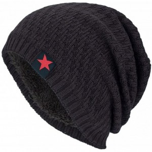 Skullies & Beanies Clearance Unisex Knit Hat Winter Warm Ski Baggy Slouchy Beanie Skull Cap - Coffee - CP18K6N9L9T $10.19