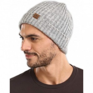 Skullies & Beanies Winter Beanie Knit Hats for Men & Women - Cold Weather Stylish Toboggan Skull Cap - Pearl - CK18HDMKK7W $6.96