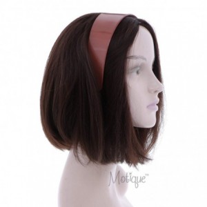 Headbands Brown 2 Inch Hard Plastic Headband with Teeth - Brown - CI128CA3KKR $8.63