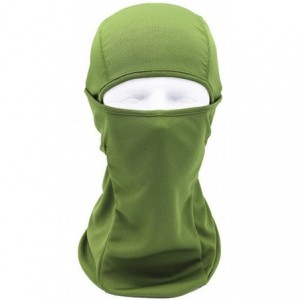 Balaclavas 7in1 Balaclava Face Mask Windproof Neck Warmer Breathable Hood Quick Dry Cycling Headgear - Green - CG182IX63H6 $1...