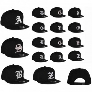 Baseball Caps Snapback Hat Raised 3D Embroidery Letter Baseball Cap Hiphop Headwear - D - CZ12MZ79O6O $9.85