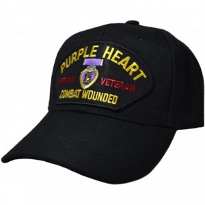 Baseball Caps Purple Heart Vietnam Veteran Combat Wounded Cap - C412DJFXJEN $42.88