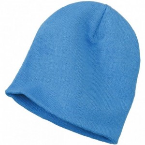 Skullies & Beanies Port & Company Men's Knit Skull Cap - Columbia Blue - CC11QDS1VN5 $8.03