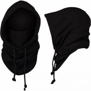 Balaclavas Skiing Face Masks Neck Warmers for Skiing Trapper Hats for Men Outdoors - Black - C812O4A63GA $11.19