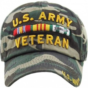 Baseball Caps US Army Official Licensed Premium Quality Only Vintage Distressed Hat Veteran Military Star Baseball Cap - CR18...