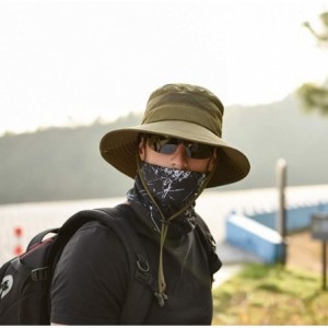 Visors Summer Outdoor Sun Hat Protection Bucket Mesh Boonie Hat Solid Fishing Cap Summer Best 2019 New - CM18R3GYI2L $7.38