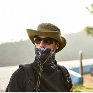 Visors Summer Outdoor Sun Hat Protection Bucket Mesh Boonie Hat Solid Fishing Cap Summer Best 2019 New - CM18R3GYI2L $7.38