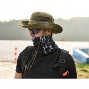 Visors Summer Outdoor Sun Hat Protection Bucket Mesh Boonie Hat Solid Fishing Cap Summer Best 2019 New - CM18R3GYI2L $7.38