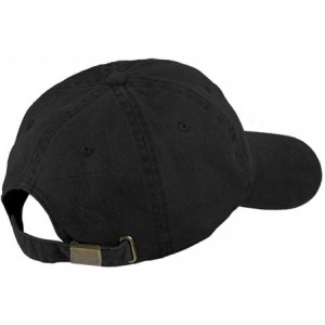 Baseball Caps Whatever Embroidered Soft Front Washed Cotton Cap - Black - CU12N465CBM $20.10