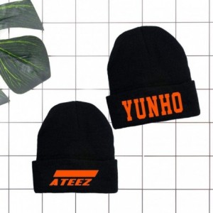 Skullies & Beanies ATEEZ Beanie Hongjoong Jongho Mingi San Seonghwa Wooyoung Yeosang Yunho Beanie Knitted Hat Cap(ATEEZ) - CI...