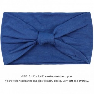 Headbands 1950's Vintage Modern Style Elastic Women Turban Headbands Twisted Cute Hair Band Accessories - CN19259ZU27 $17.84